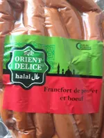 Francfort de poulet et boeuf