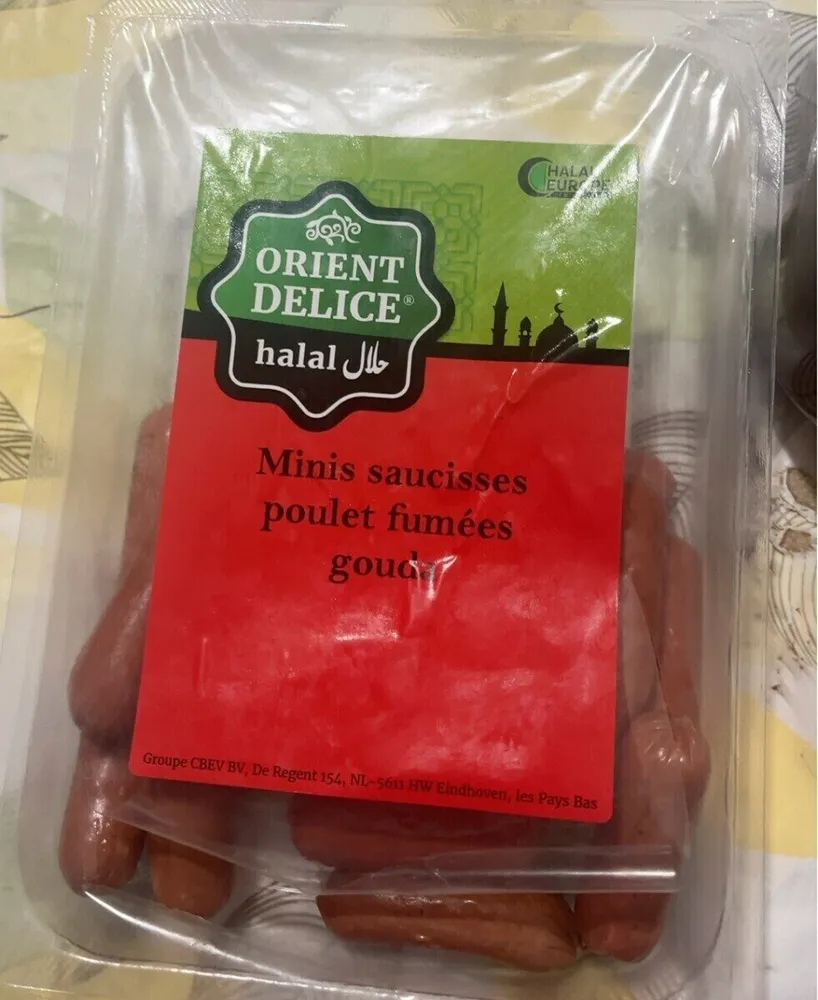 Minis saucisses poulet fumé