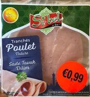 Tranches de poulet nature
