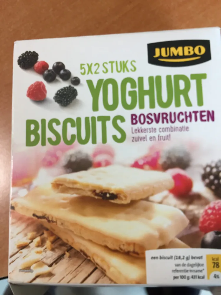 Jumbo Bosvruchten Yoghurt Biscuits