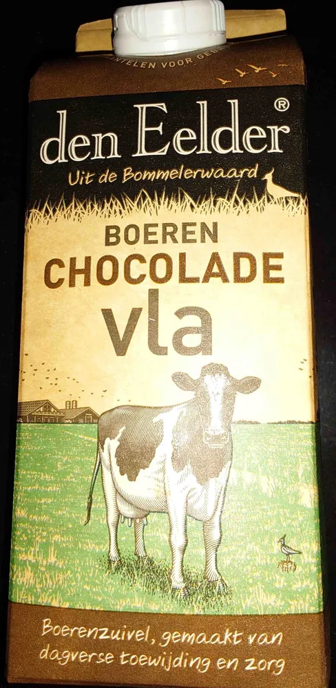 Boeren chocolade vla
