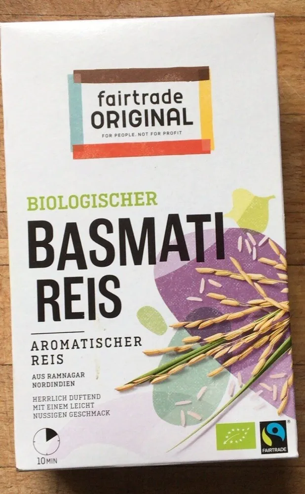 Biologischer Basmati Reis