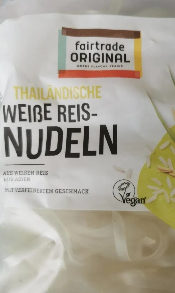 Weisse Reisnudeln
