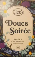 Tisane Bio Douce Soirée Sauge et Camomille