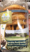 Gevulde rozijnenkoekjes