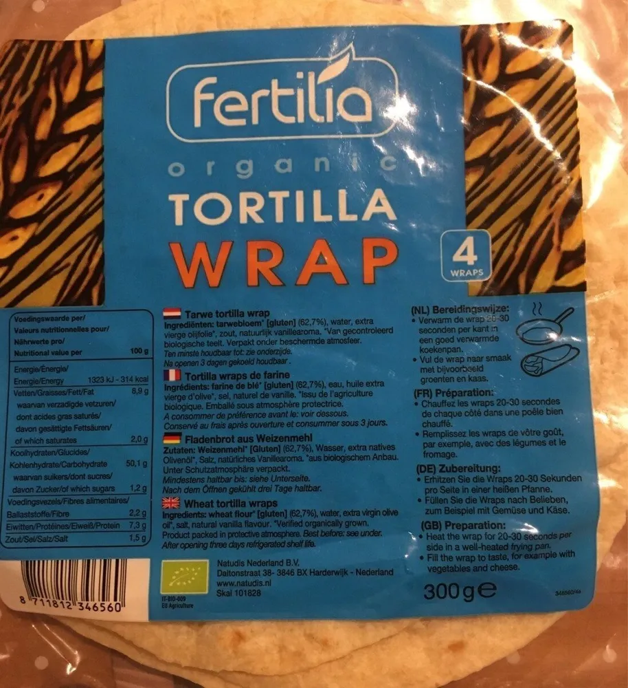 Tortilla wraps de farine