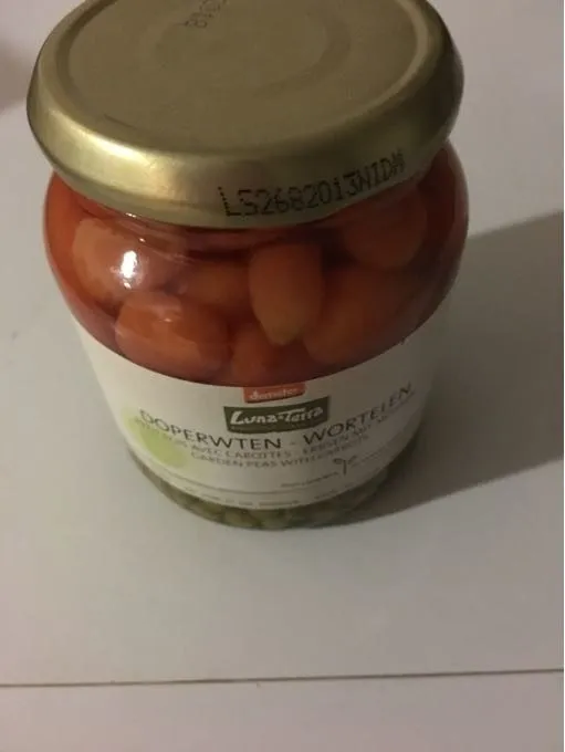 Petits pois avec carottes