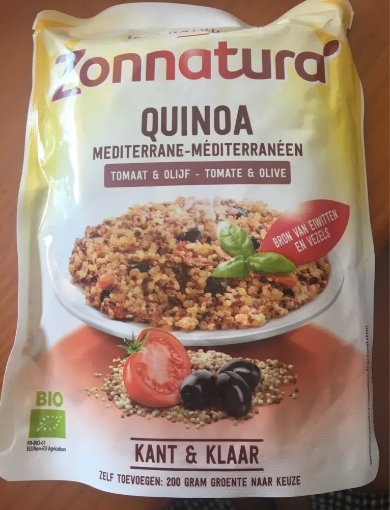 Quinoa Tomate y Olivas