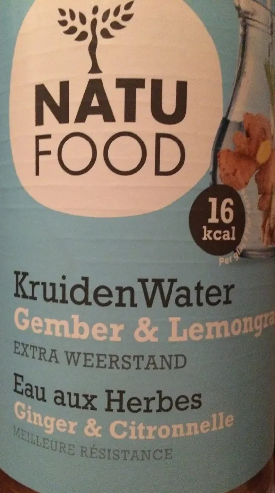Natufood Kruidenwater Gember