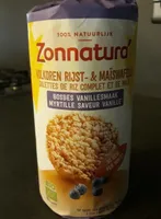 Vokoren rijst- & maïswafels bosbes vanillesmaak