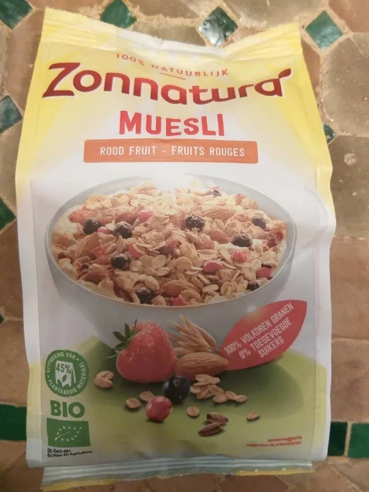 Zonnatura Muesli Fruits rouges