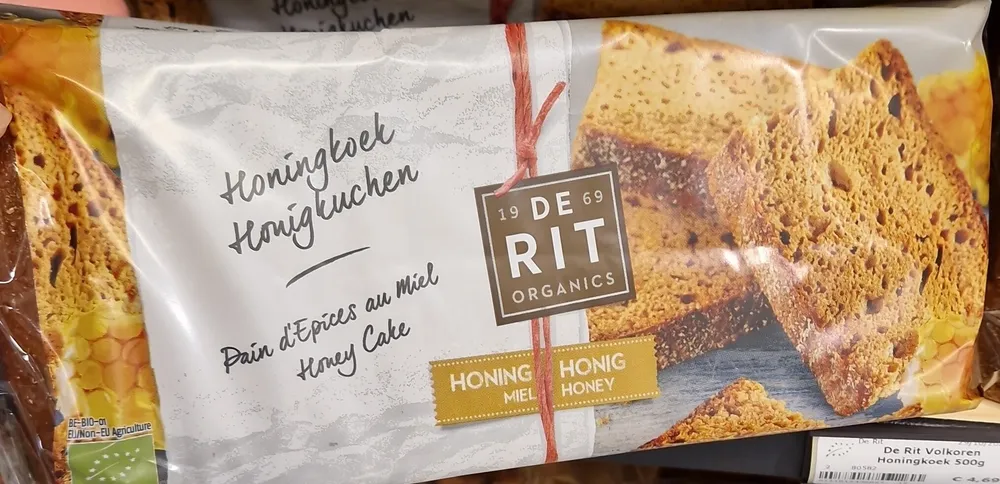 DERIT Vollkornhonigkuchen, Honig