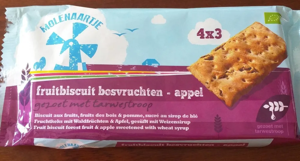 Fruitbiscuit bosvruchten - appel