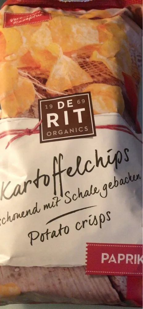 De Rit Kartoffelchips Paprika,125 GR Packung