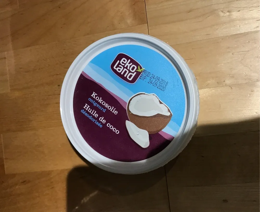 Huile de coco désodorisée