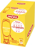 Amora Mayonnaise De Dijon Nature Flacon Souple 710g Lot de 4 + 2 Offerts