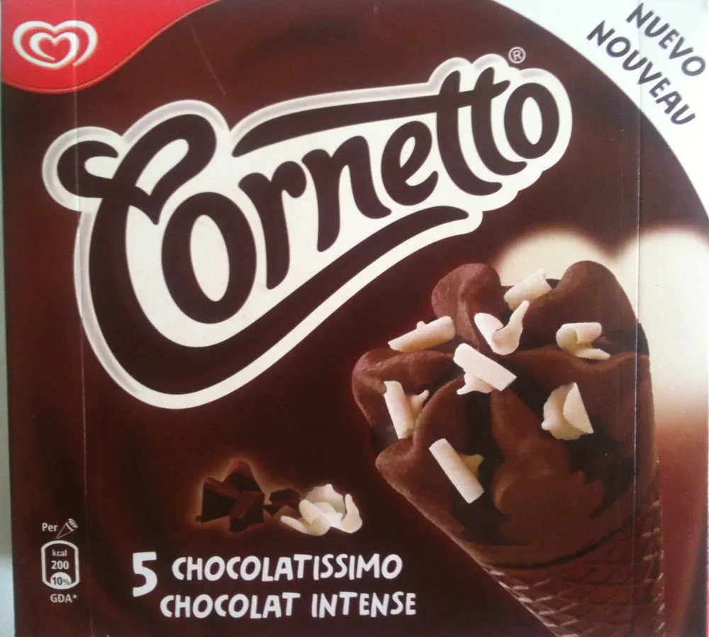 Cornetto - Chocolatissimo (Chocolat Intense)