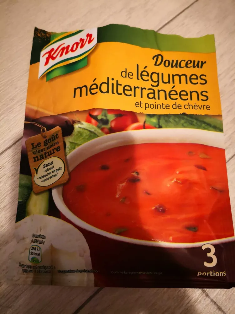 Douceur de legumes mediterraneens et pointe de chevre