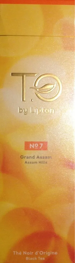 Infusion Thé Noir d'Origine Numéro 7 Grand Assam