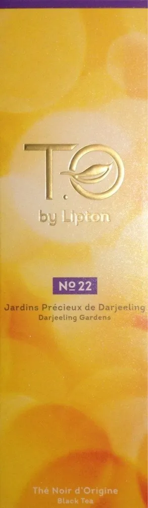 Infusion Thé Noir d'Origine N 22 Jardins Précieux de Darjeeling