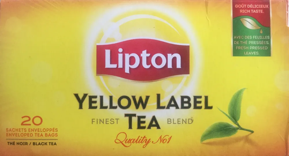 Yellow label tea