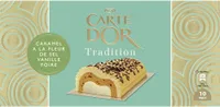 Carte D'or Tradition Glace Buche Tradition Caramel Fleur de Sel Vanille Poire 10 parts 1L