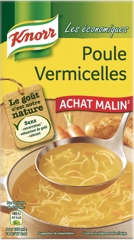 Knorr Soupe Liquide Poule Vermicelles