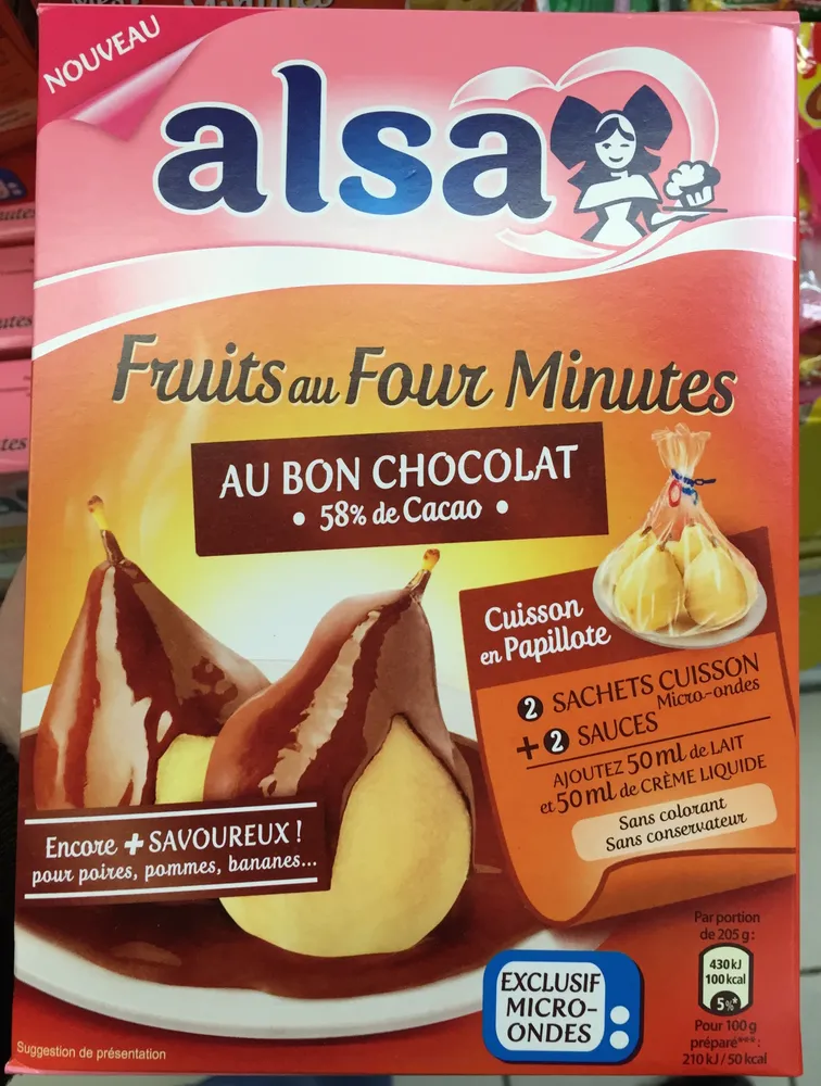 Fruits au Four Minutes au chocolat Chocolat