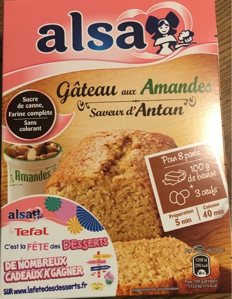 Gâteau aux amandes saveur d'Antan