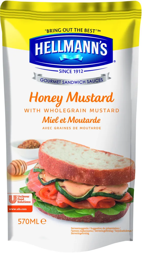 Hellmann's sauce sandwich et burger Miel Moutarde 570ml