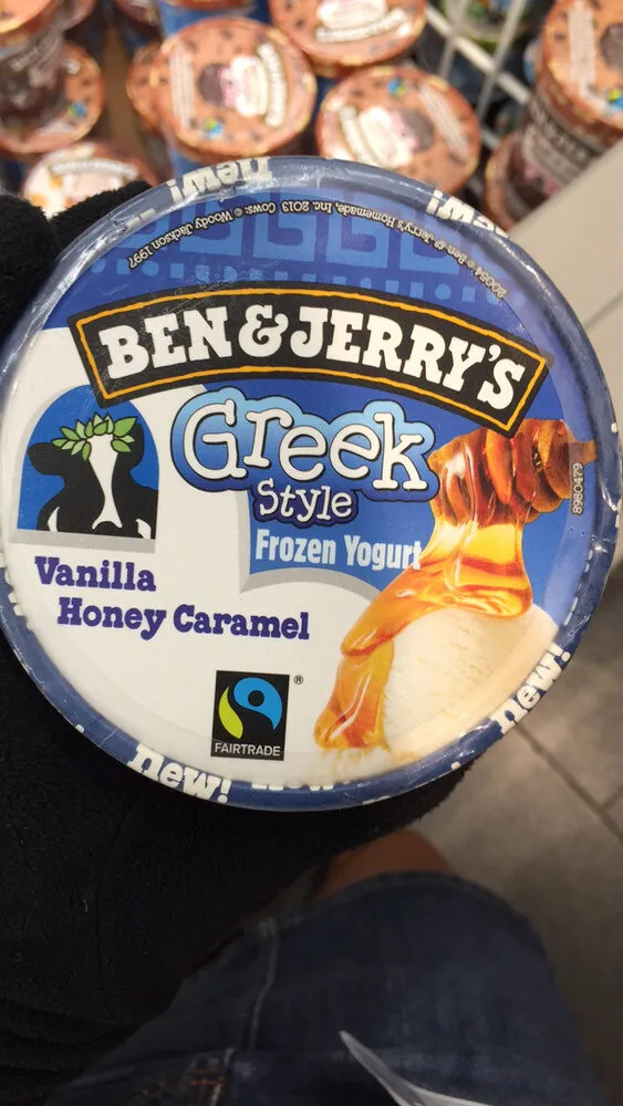 Greek Style Frozen Yogurt Vanilla Honey Caramel