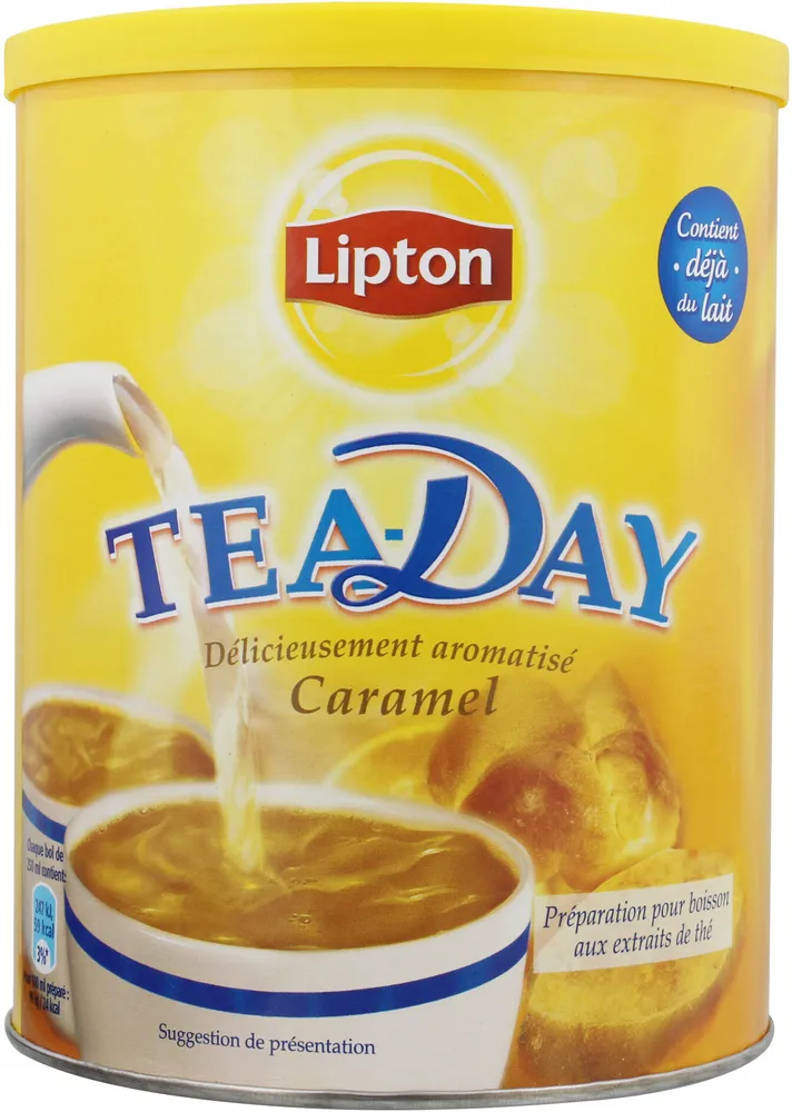Lipton Tea Day Preparation Boisson Thé Et Lait Caramel