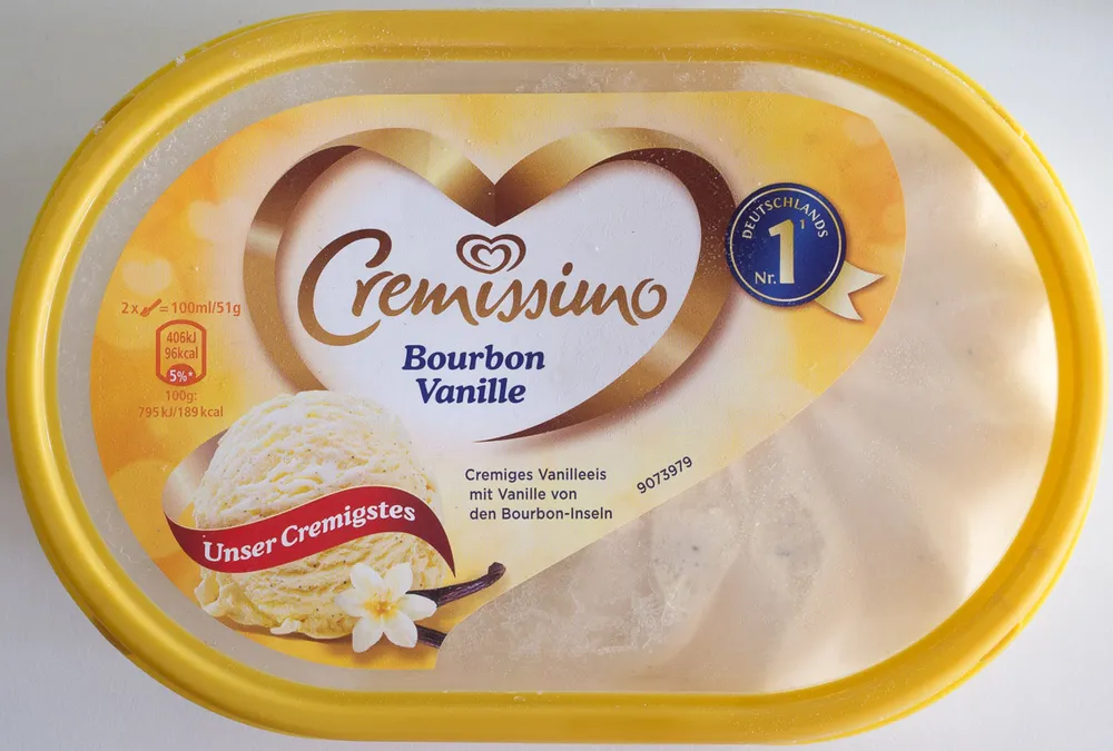 Eis Bourbon Vanille