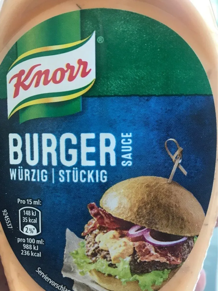 Knorr Grillsauce Würzige Burger Sauce Squeezer