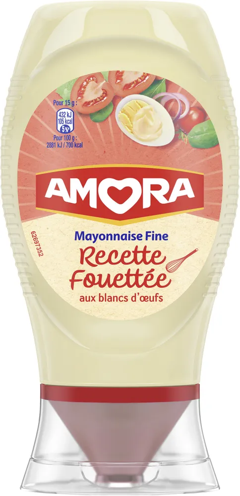 Amora Mayonnaise Recette Fouettée Flacon Souple 230g