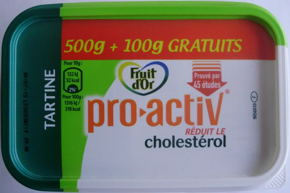 Fruit d'Or pro-activ (35 % MG) Tartine