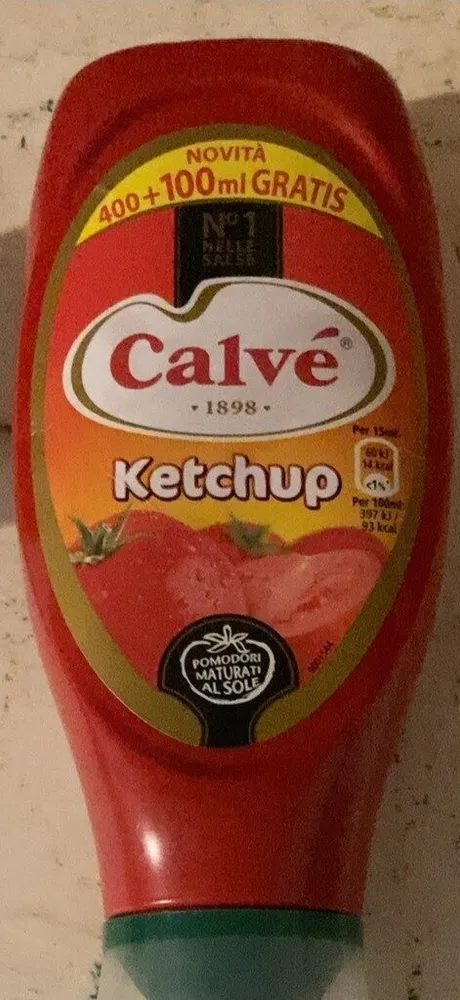 Ketchup Calve Top Down 400+100 ML Gratis