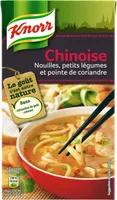Knorr Soupe Chinoise Nouille Petits Légumes Pointe de Coriandre 1L