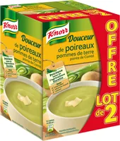 Knorr Soupe Douceur Poireaux Pommes De Terre Pointe De Comté lot de