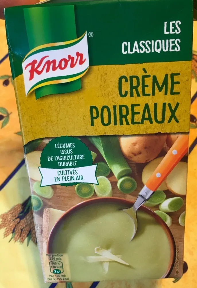 Crème poireaux