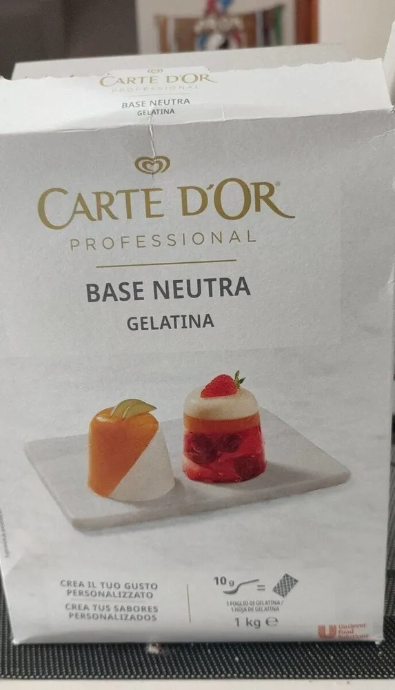 Base neutra gelatina