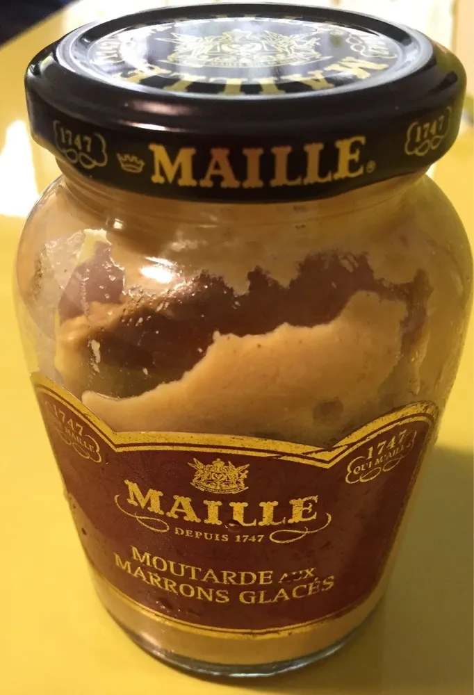 Moutarde aux marrons glacés