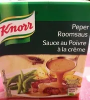 Knorr Peper Room Saus Sauce au poivre à la crème  300ML