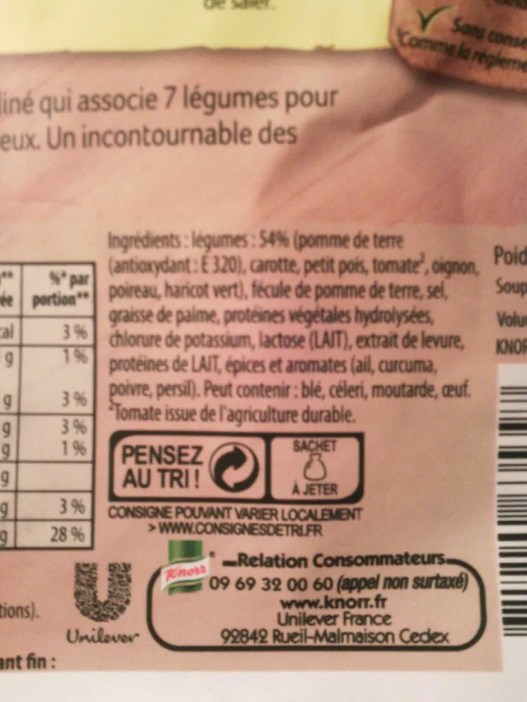 Mouliné de 7 légumes