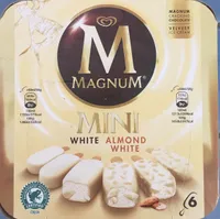 Magnum Mini Batonnet Glace Chocolat Blanc Amande