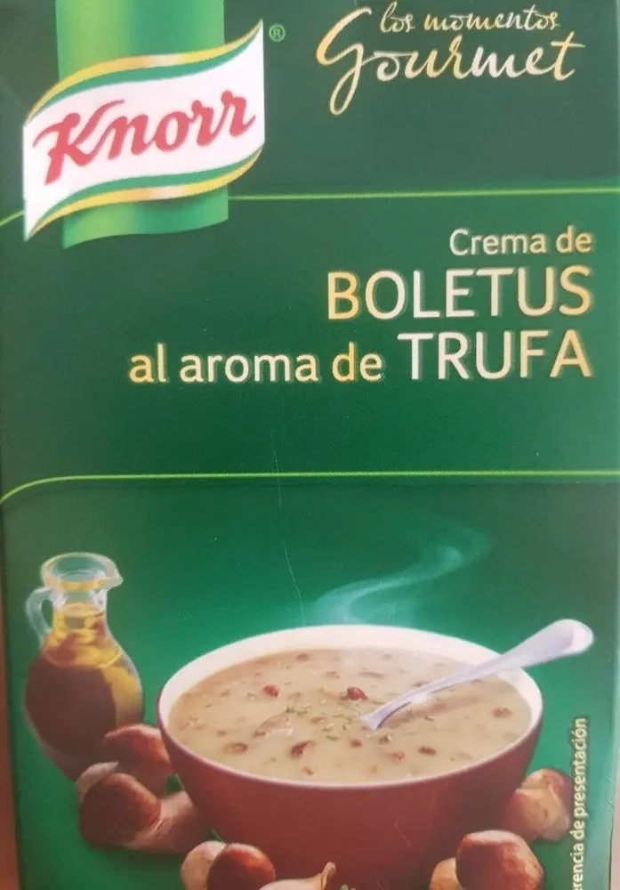 Los momentos gourmet crema de boletus al aroma de trufa