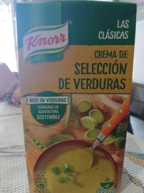 Las clásicas crema selección de verduras