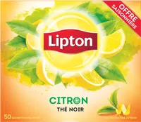 Lipton Thé Citron 50 Sachets