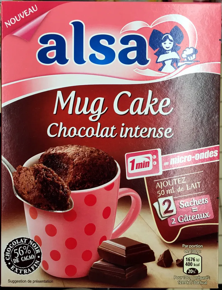 Mug Cake Chocolat intense