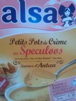 Petits pots de crème dessert au lait spéculoos ALSA